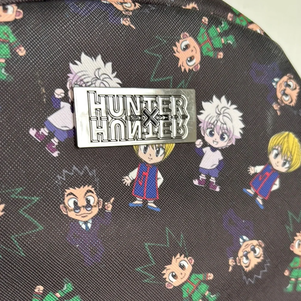NEW Hunter x Hunter Character Print Black Mini Backpack Bioworld